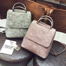 Load image into Gallery viewer, Fashion Women Backpack Pu leather travel bagpack large School