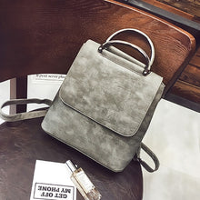 Load image into Gallery viewer, Fashion Women Backpack Pu leather travel bagpack large School