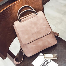 Load image into Gallery viewer, Fashion Women Backpack Pu leather travel bagpack large School