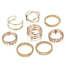 Load image into Gallery viewer, IF ME 30pcs/set Vintage Punk Gold Ring