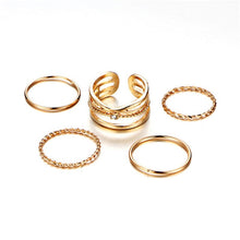 Load image into Gallery viewer, IF ME 30pcs/set Vintage Punk Gold Ring