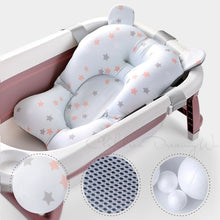 Load image into Gallery viewer, Baby Bath Seat Support Mat Foldable Baby Bath Tub Pad
