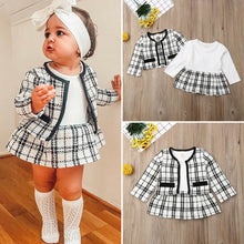 Load image into Gallery viewer, 2Pcs Autumn Winter Party Kids Clothes For Baby Girl Fashion