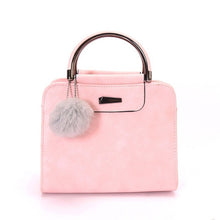 Load image into Gallery viewer, Hot Sale Handbag Women Casual Tote Bag Female Large Shoulder Messenger Bags High Quality PU Leather Handbag With Fur Ball Bolsa