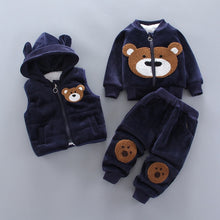 Load image into Gallery viewer, Baby boy's clothes cotton warm suit