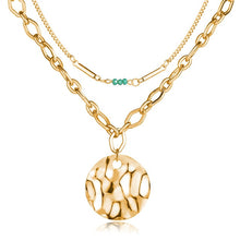 Load image into Gallery viewer, 17KM Fashion Multi Layer Lock Portrait Pendants Necklaces