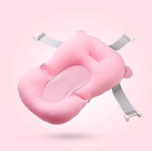 Load image into Gallery viewer, Baby Bath Seat Support Mat Foldable Baby Bath Tub Pad