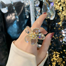 Load image into Gallery viewer, New design fashion jewelry opening high-grade copper inlaid zircon
