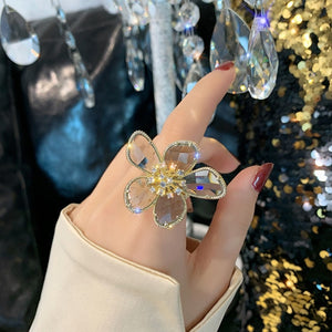New design fashion jewelry opening high-grade copper inlaid zircon