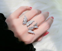 Load image into Gallery viewer, New design fashion jewelry opening high-grade copper inlaid zircon
