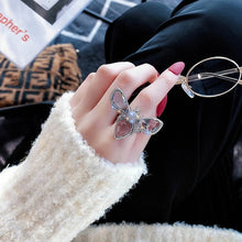 Load image into Gallery viewer, New design fashion jewelry opening high-grade copper inlaid zircon
