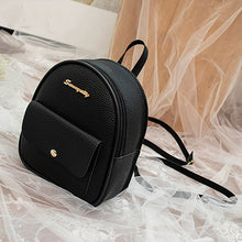 Load image into Gallery viewer, 2019 Mini Backpack Women Korean Style PU Leather Shoulder Bag For Teenage Girls Multi-Function Small Bagpack Female Phone Pouch
