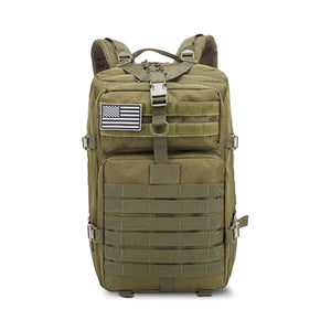 50L Military Backpack 3P For Men Large Capacity Waterproof Sport