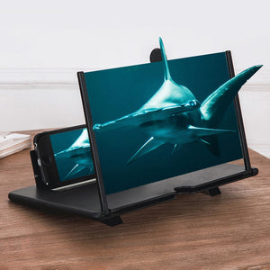 12 inch 3D Video HD phone Screen Amplifier Mobile Phone