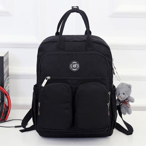 Fashion Woman Backpack Waterproof Nylon